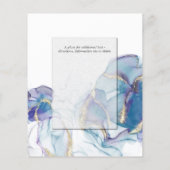 Papier Budget Mariage Celestial Turquoise Indigo Gold Abs (Dos)
