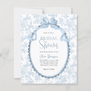 Papier BUDGET Mariage Champêtre Vintage Bleu Ruban