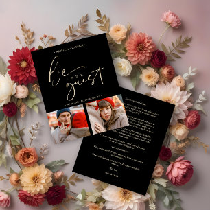 Papier Budget Mariage Collage 2 Photos Soyez notre invité