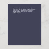 Papier BUDGET Mariage d'hiver Bourgogne Turquoise Bleu mo (Dos)