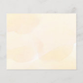 Papier Budget mariage doré Eucalyptus enregistrer la date (Dos)