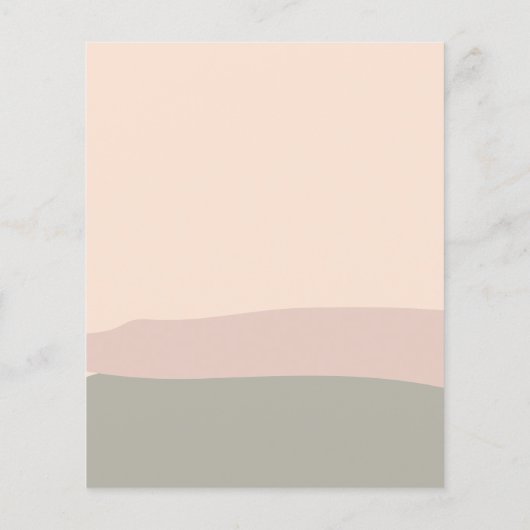 Papier Budget Mariage Dusty Sage Dusty Rose Abstrait (Dos)