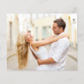 Papier Budget Mariage Enregistrer la date Photo Minimalis (Dos)