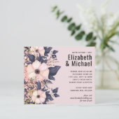 Papier Budget Mariage rose pâle (Debout devant)