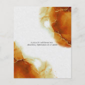 Papier Budget Mariage Toscane Topaz Ciels Abstraits (Dos)