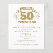Papier Budget Marié 50e anniversaire Invitation (Devant)