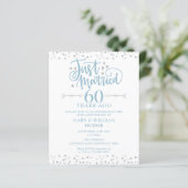 Papier Budget Marié 60e anniversaire Invitation (Debout devant)