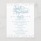Papier Budget Marié 60e anniversaire Invitation (Devant)