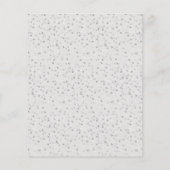 Papier Budget Marié 70e anniversaire Invitation (Dos)