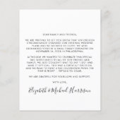 Papier Budget Marié Maintenant Parti Plus Tard Photo Mari (Dos)