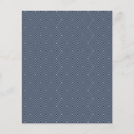 Papier Budget Marine bleu | Nous Avons Dit Oui Mariage Mi (Dos)