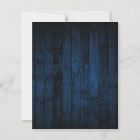 Papier Budget Marine Bleu Rustique Chaîne Lumières Bois I (Dos)