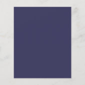 Papier Budget Marine Blue Boy Confirmation Invitation (Dos)