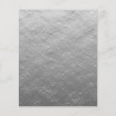 Papier Budget Marine Blue Floral Silver Faire-part de mar (Dos)