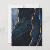 Papier Budget Marine Blue Gold Agate Dark 50e anniversair (Dos)