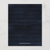 Papier Budget Marine Floral Antler nuptiale douche Invita (Dos)