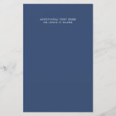 Papier BUDGET Marine Plutôt Grey Floral 5,5x8,5 mariage (Dos)