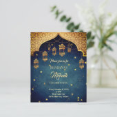Papier Budget Mehndi Arabian invitation de design marocai (Debout devant)