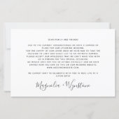 Papier BUDGET Même amour Faire-part de mariage plus petit (Dos)