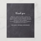 Papier Budget Mémorial 5 Photo Collage Sympathie Merci (Dos)