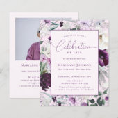 Papier Budget Mémorial rose Fête de la vie (Devant / Derrière)