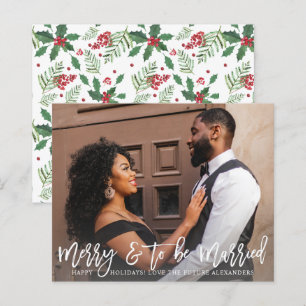 Papier Budget Merry & To Be Married Fiançailles Photo