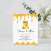 Papier Budget Miel signifiant Fête des mariées d'abeille  (Debout devant)