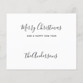 Papier Budget mignon Animaux de Noël Chien Chat Chiot Chi (Dos)