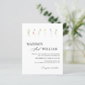 Papier BUDGET Minimal Boho Chic Fleur sauvage Jardin Mari (Debout devant)