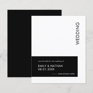 Papier Budget Minimal Geo Bold Black White Enregistrer La