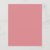 Papier Budget minimal Invitations de mariage moderne (Dos)