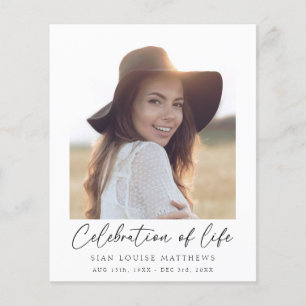 Papier Budget Minimaliste Célébration de la Vie