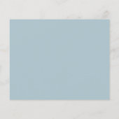 Papier Budget minimaliste photo bleu clair fête d'anniver (Dos)