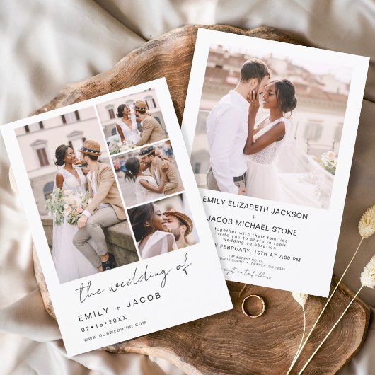 Papier Budget Minimaliste Photo Cinq Mariage photo