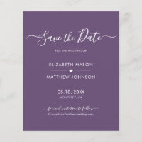 Budget Minimaliste Script Purple Enregistrer La Da