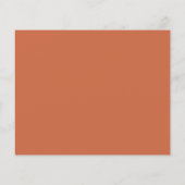 Papier Budget Minimaliste Script Terracotta Enregistrer L (Dos)