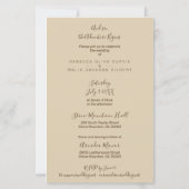 Papier Budget Minimaliste tendance Collage Mariage 4 Phot (Dos)