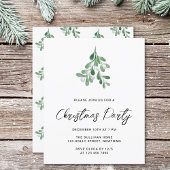 Papier Budget Mistletoe Noël Fête Invitation