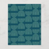 Papier Budget Mmilieu du siècle Moderne Faire-part de mar (Dos)