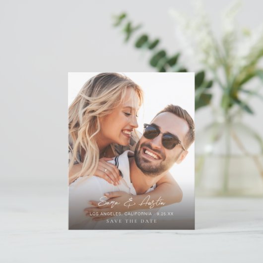 Papier Budget MOD calligraphie photo verticale Enregistre (Debout devant)