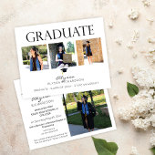 Papier Budget Mod Casquette 4 Diplôme photo Faire-part 2