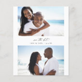 Papier Budget MOD H Duo Photo Enregistrer la date (Devant)