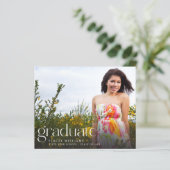 Papier Budget MOD Mod Photo Graduation Faire-part H (Debout devant)