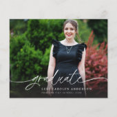 Papier Budget MOD Photo & Calli 4 Faire-part de graduatio (Devant)