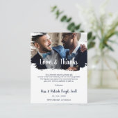 Papier Budget Modern Brushtroke Fake effect Photo (Debout devant)