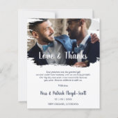 Papier Budget Modern Brushtroke Fake effect Photo (Devant)