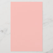 Papier Budget Modern Cute Pink Orange Baby Shower Invite (Dos)