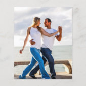 Papier BUDGET Modern PHOTO Wedding INVITE QR CODE RSVP (Dos)