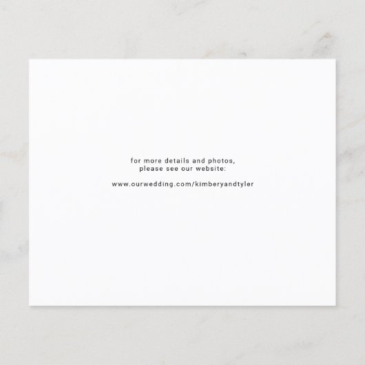 Papier Budget moderne 3 photo collage mariage date de sau (Dos)