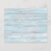 Papier Budget Moderne 3 Photo Plage Faire-part diplômée (Dos)